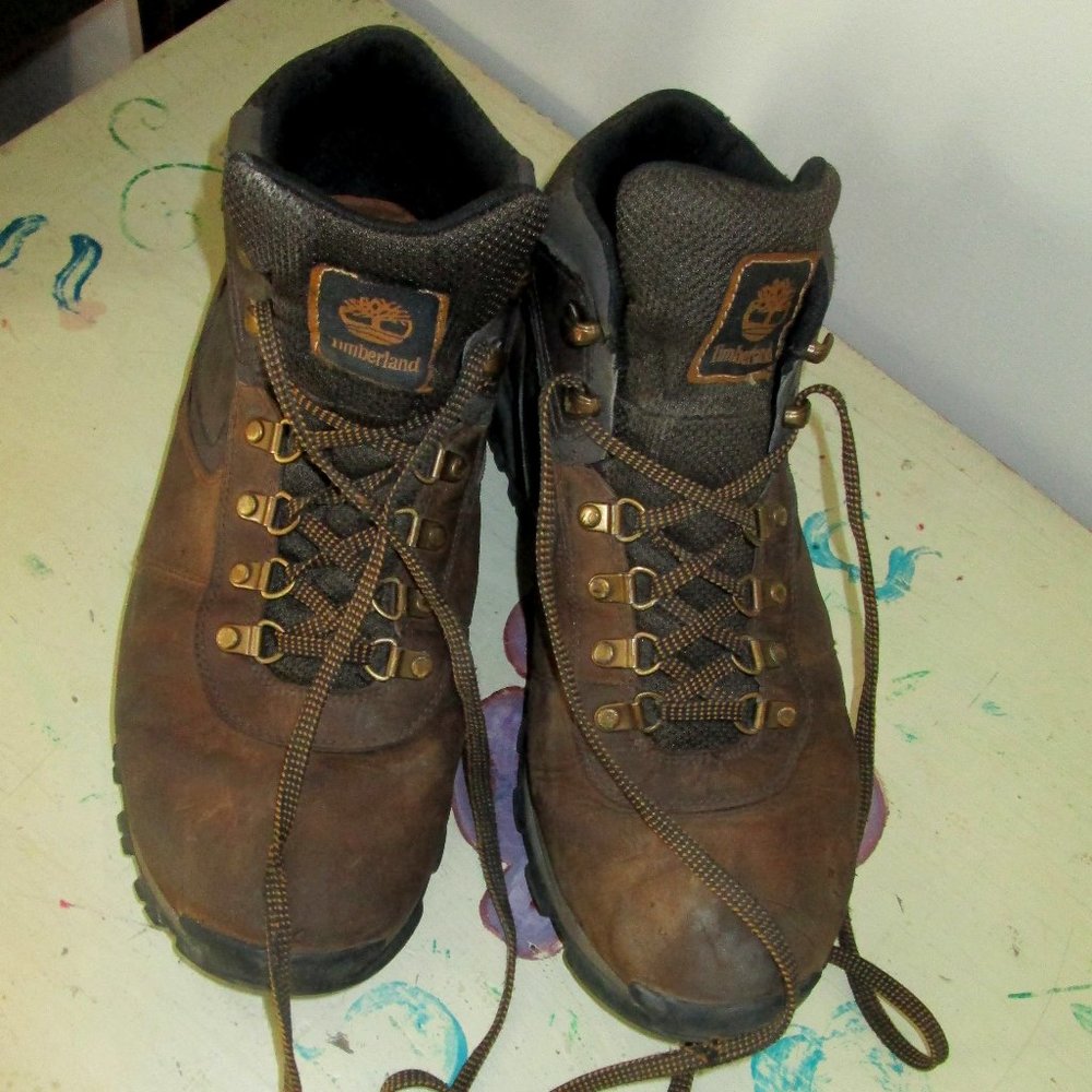 Timberland Mt. Maddsen Waterproof Hiking Boots Dark Brown 2730R mens size 11